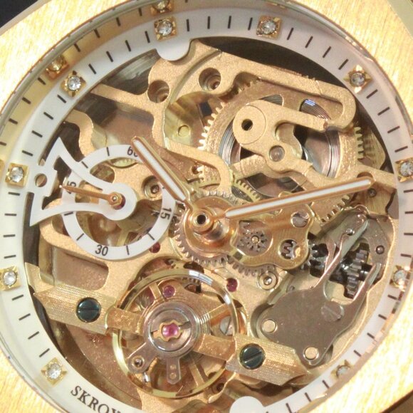 Men's Integrated Bracelet Sports Watch  Automatic See Through Dial, Back 41mm - Picture 13 of 15